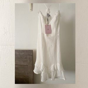 Scorpio Season Dress White